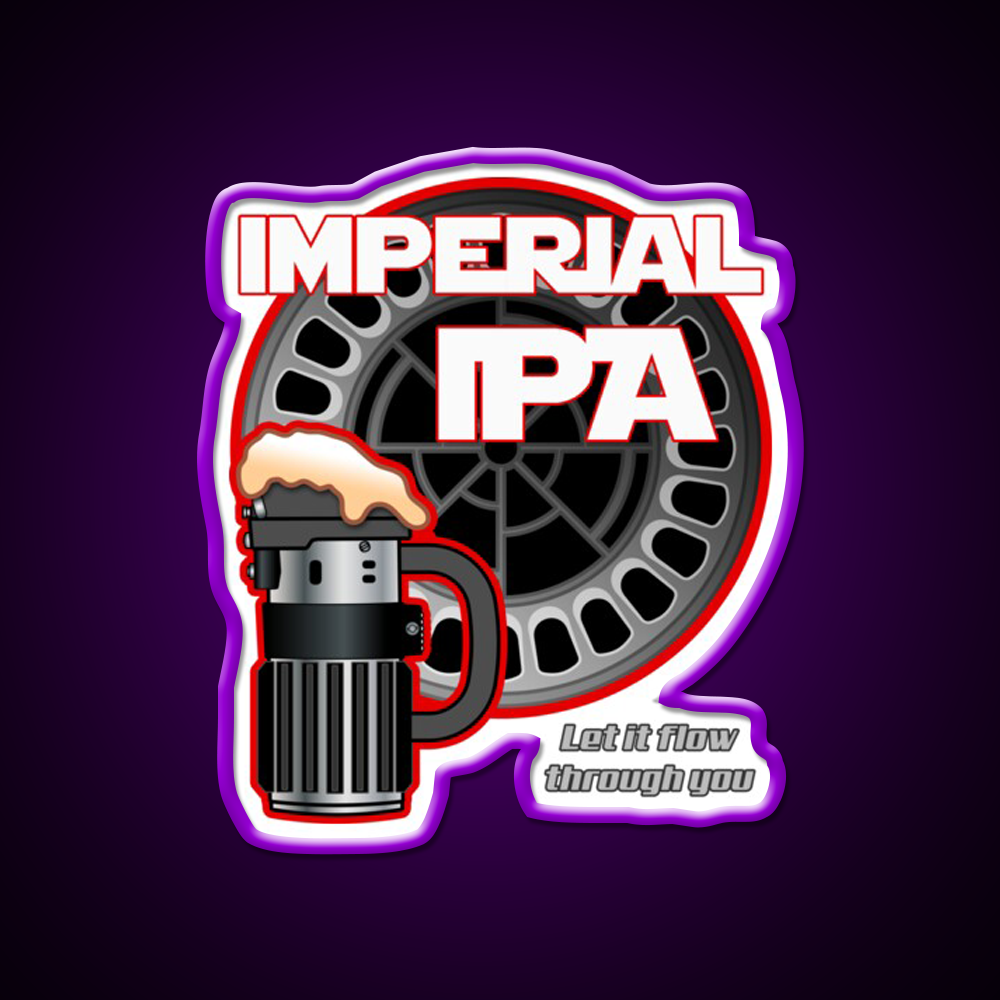 Dark Side Imperial Ipa Beer Bar Decor Led Neon Sign Rgb Color - LED neon sign view 9