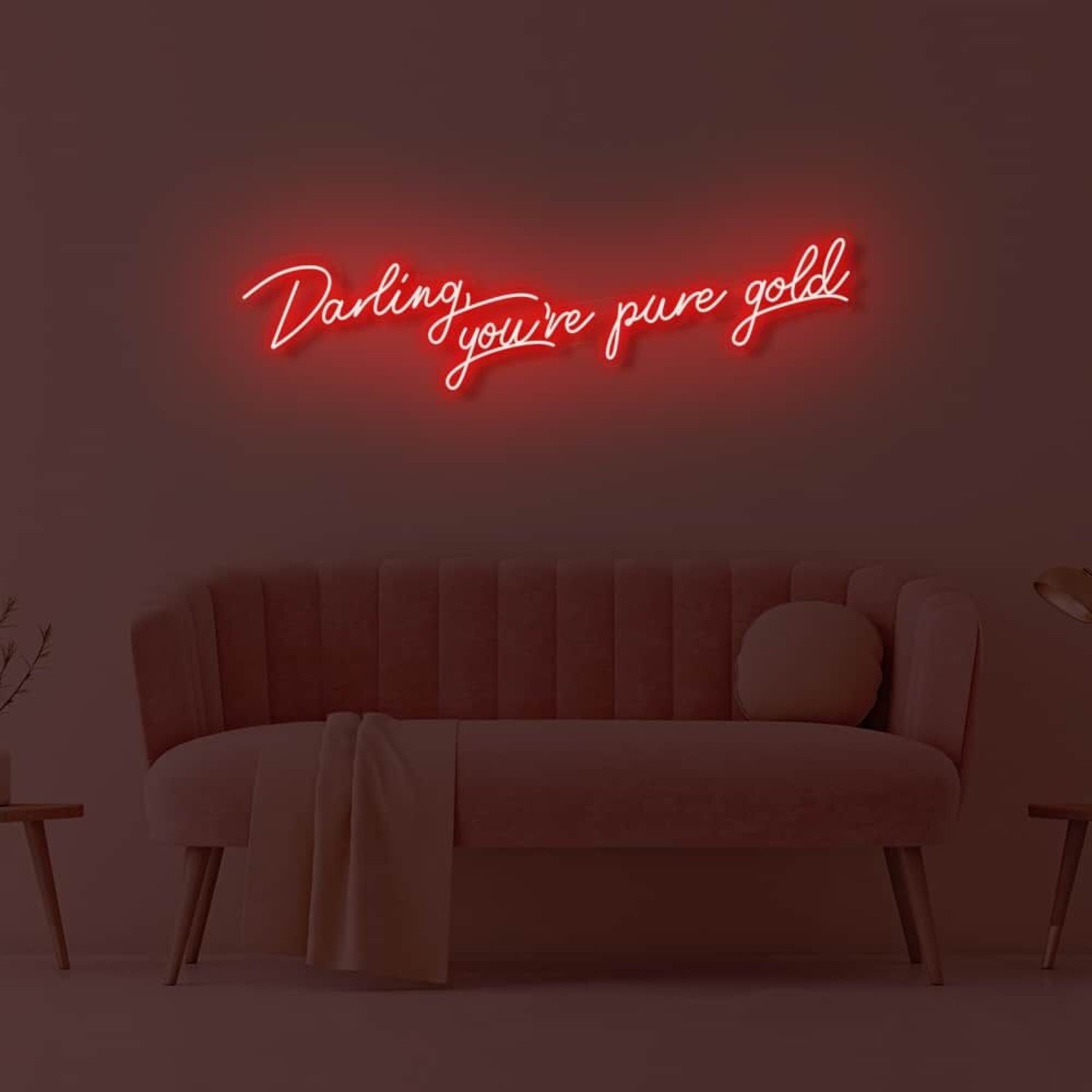 Darling Youre Pure Gold Led Neon Sign | Shineneon