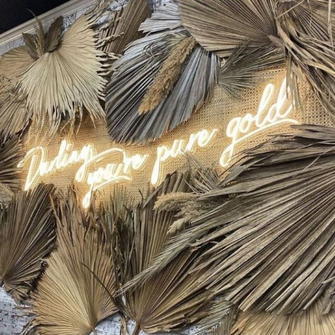 Darling Youre Pure Gold Led Sign Business Neon Sign - Shineneon