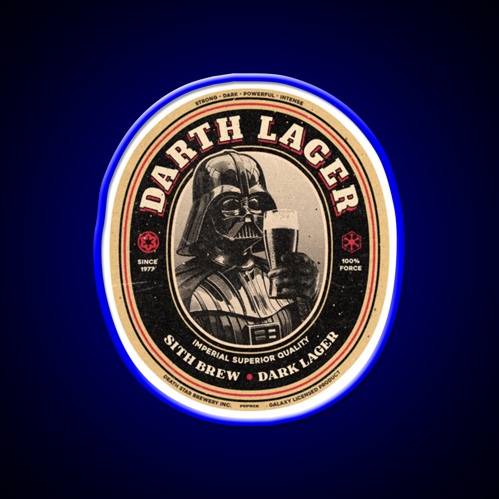 Darth Lager Beer Bar Decor Led Neon Sign Rgb Color - LED neon sign view 5