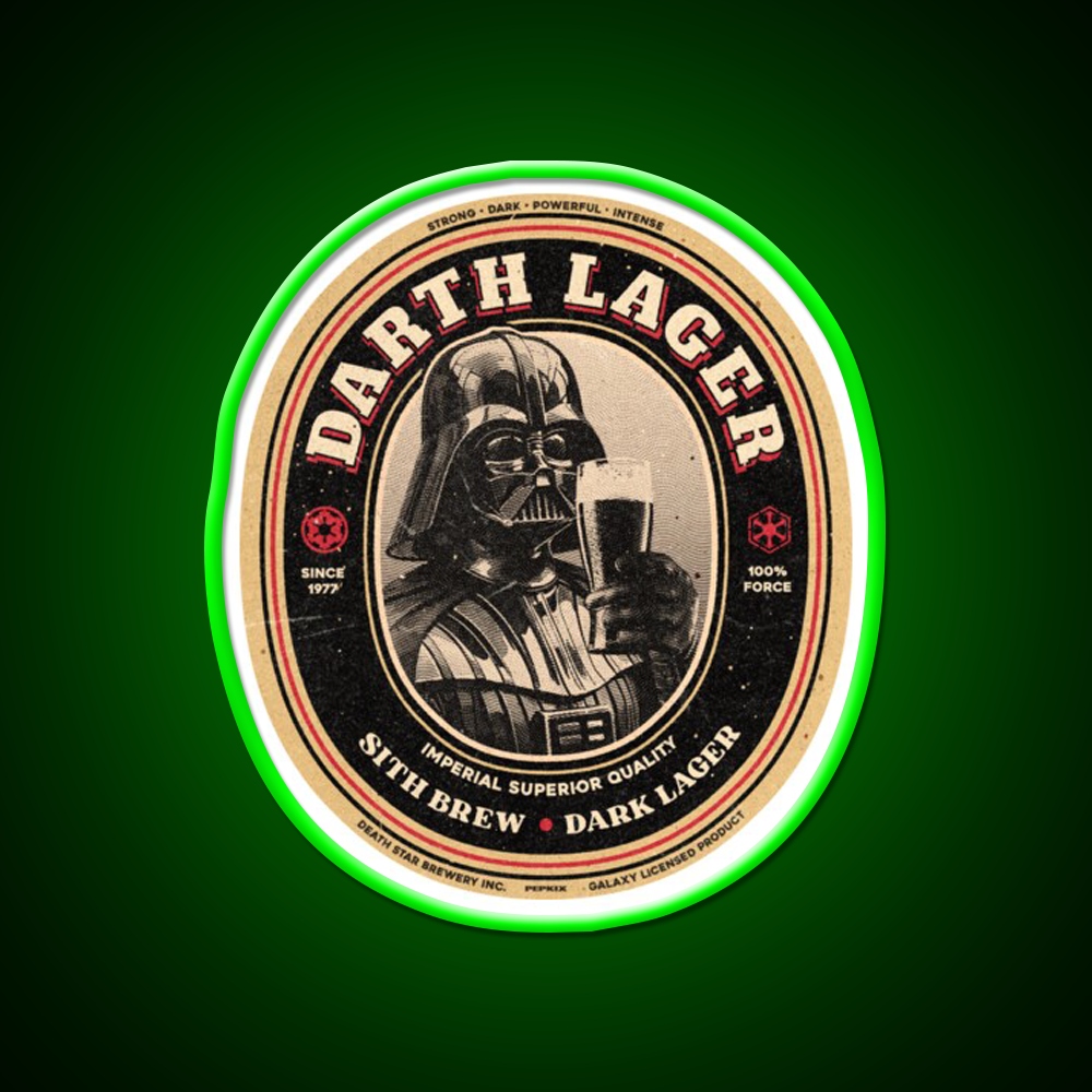 Darth Lager Beer Bar Decor Led Neon Sign Rgb Color - LED neon sign view 8