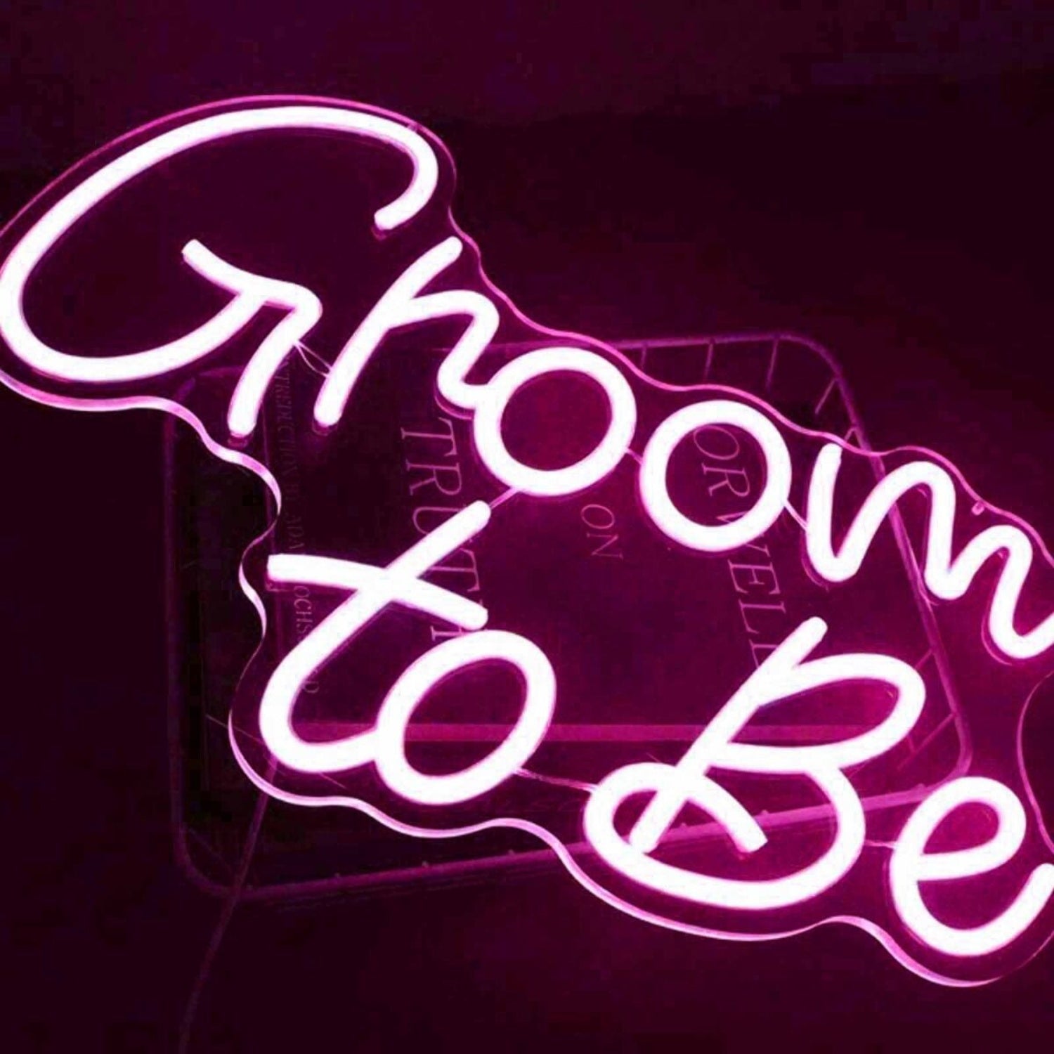 Dashing Groom To Be Neon Sign | Shineneon