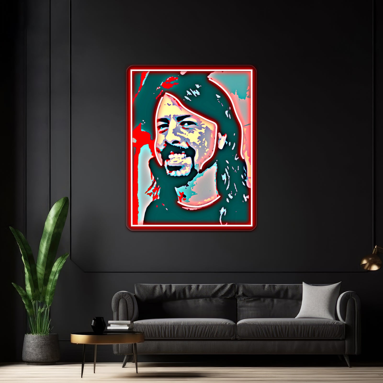 Dave Grohl Pop Art Wall Artwork Neon Signs | Shineneon