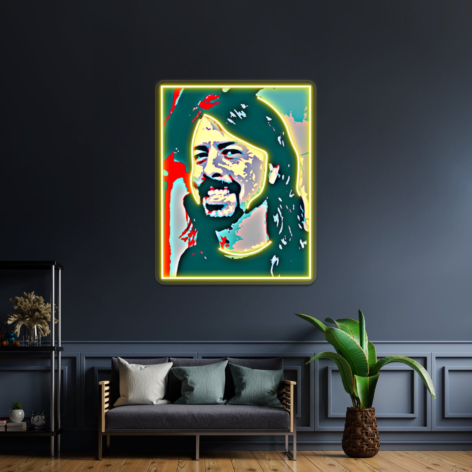 Dave Grohl Pop Art Wall Artwork Neon Signs | Shineneon