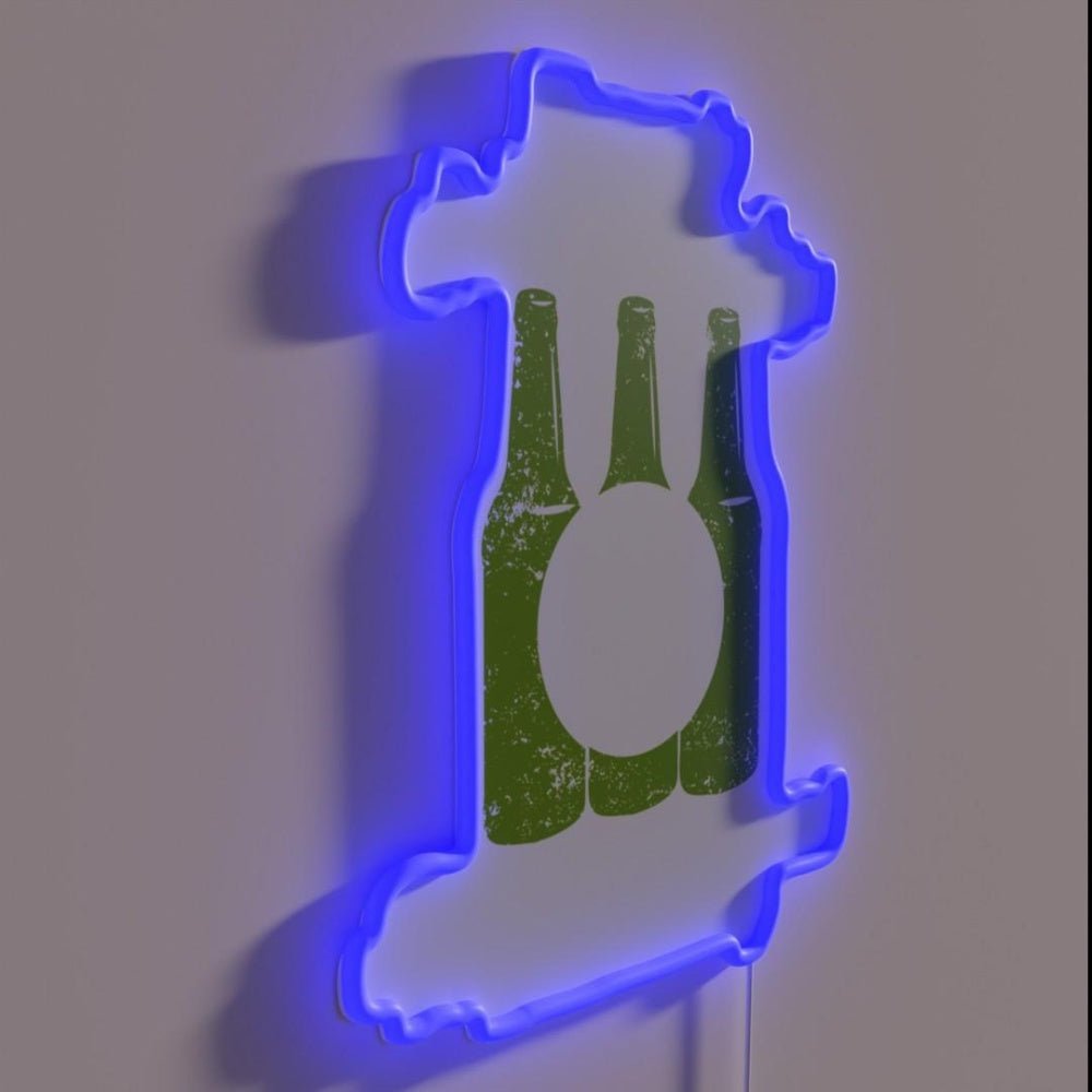 Day Drinking Wine Beer Wine Lover Gift Wine Gift Rgb Led Neon Sign - Shineneon
