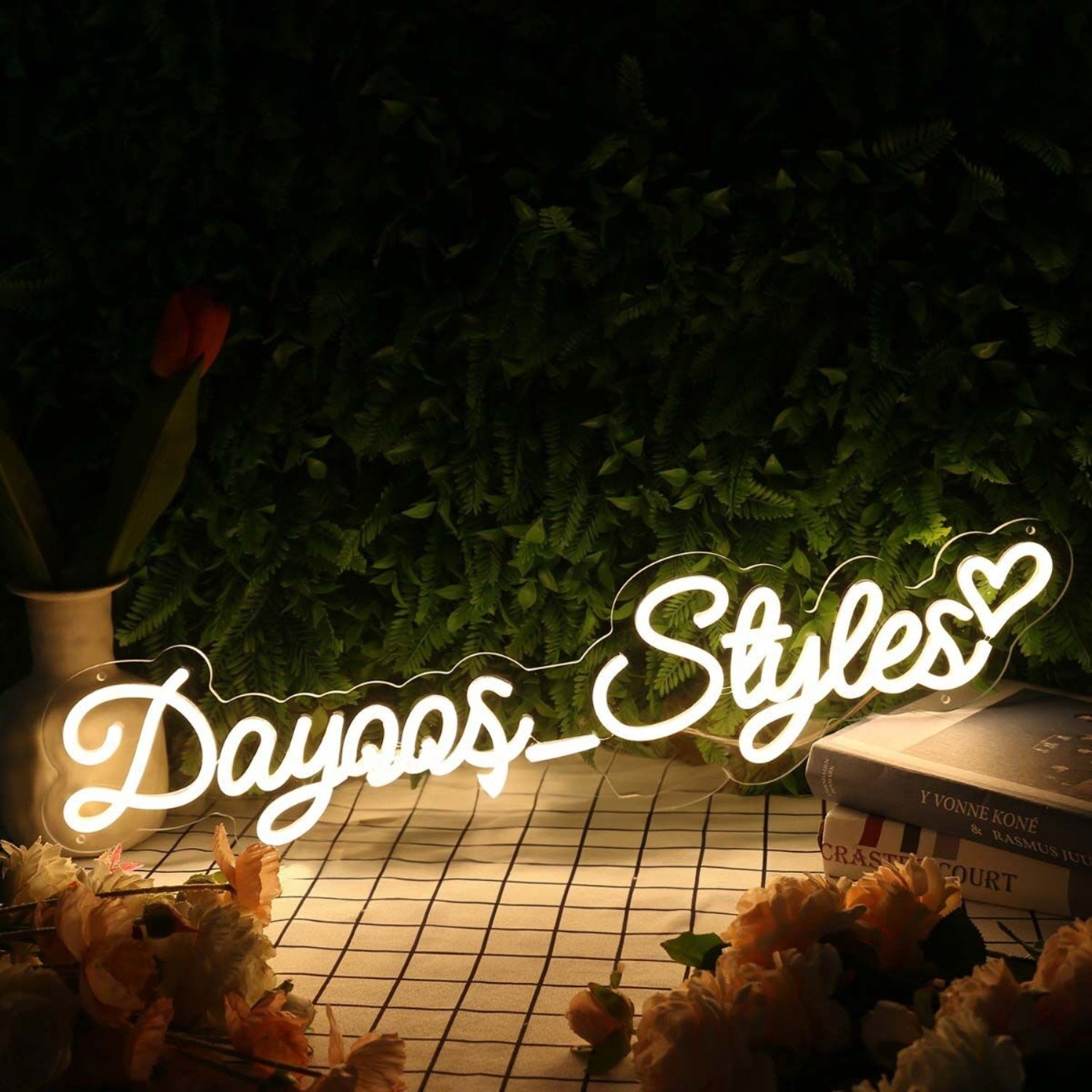 Dayoos Styles Yellow Led Neon Sign - Shineneon