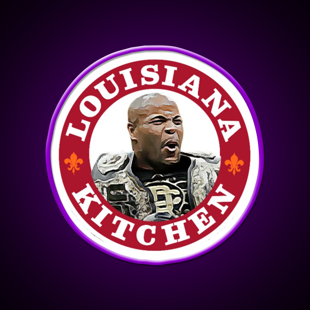 Dc Popeyes Fast Food Led Neon Sign For Burger Place Rgb Color