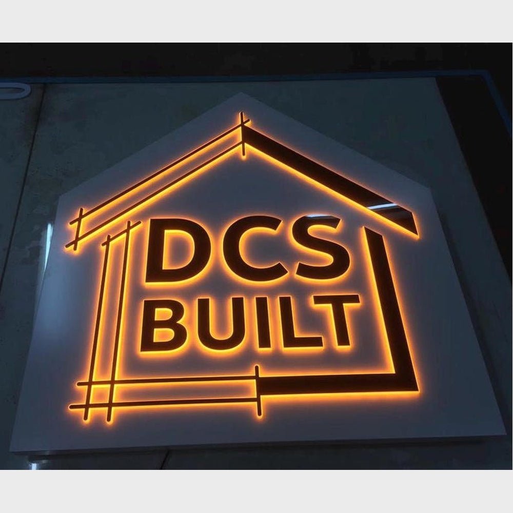 Dcs Built Logo 3D Backlit Channel Letters Led Light Sign - Shineneon
