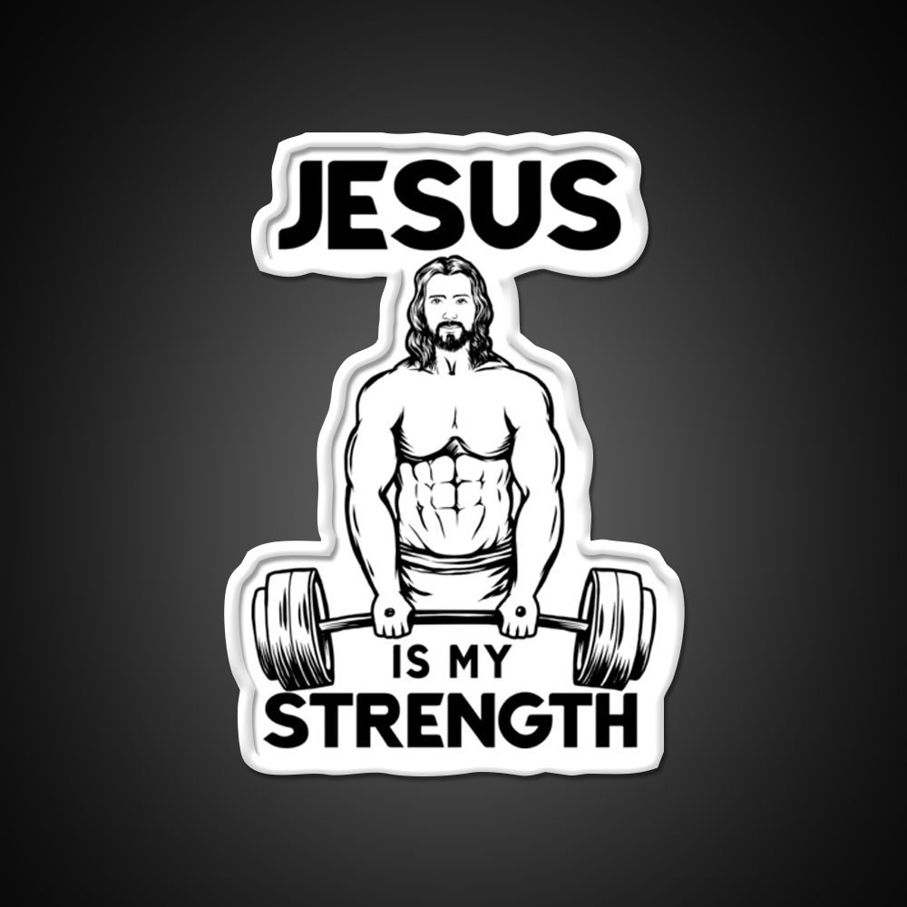 Deadlifting Is My Strength Gym Fitness Led Neon Sign Rgb Color