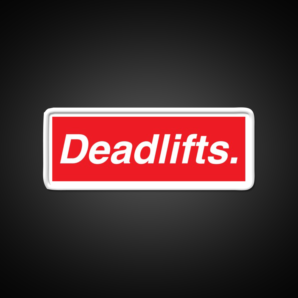 Deadlifts Gym Fitness Led Neon Sign Rgb Color