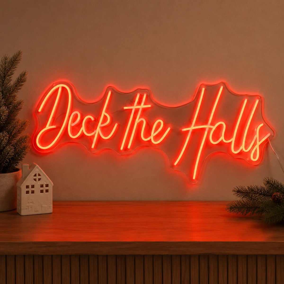 Deck The Halls LED Neon Sign - Shineneon