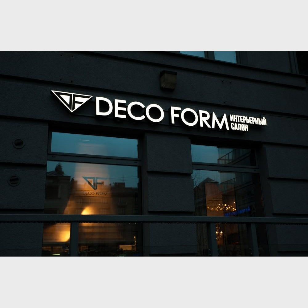 Deco Form 3D Frontlit Letters Metal Led Sign