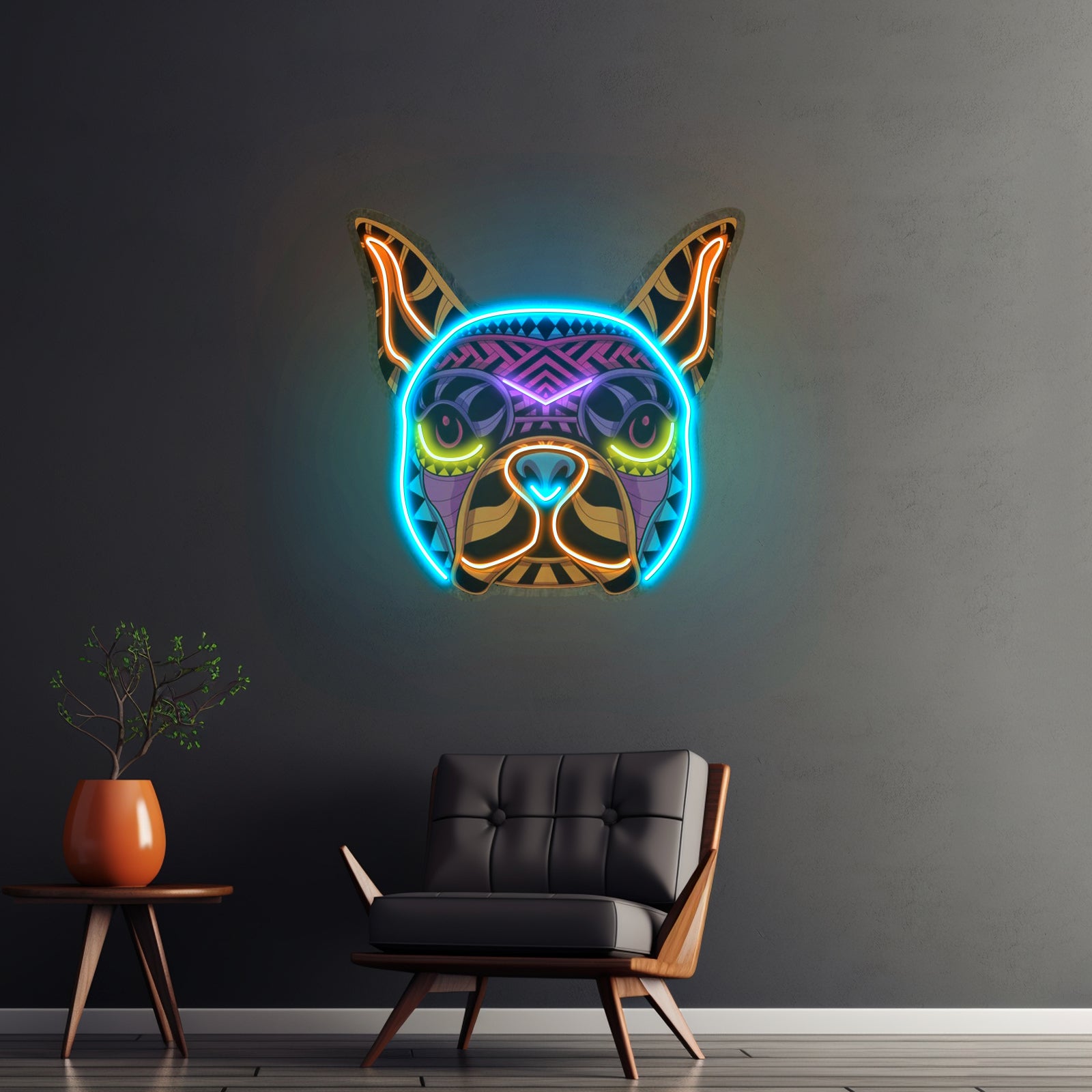 Decorative Dog Led Neon Sign Light Custom Led Signs