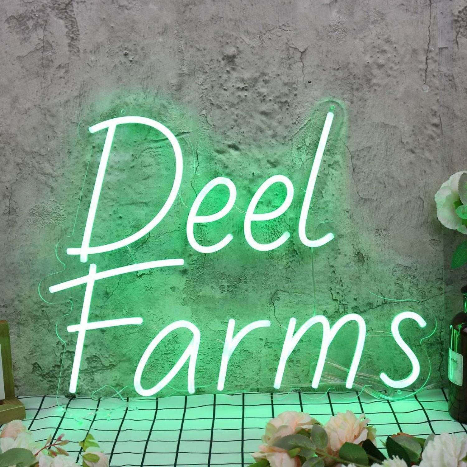 Deel Farms Green Led Neon Sign - Shineneon