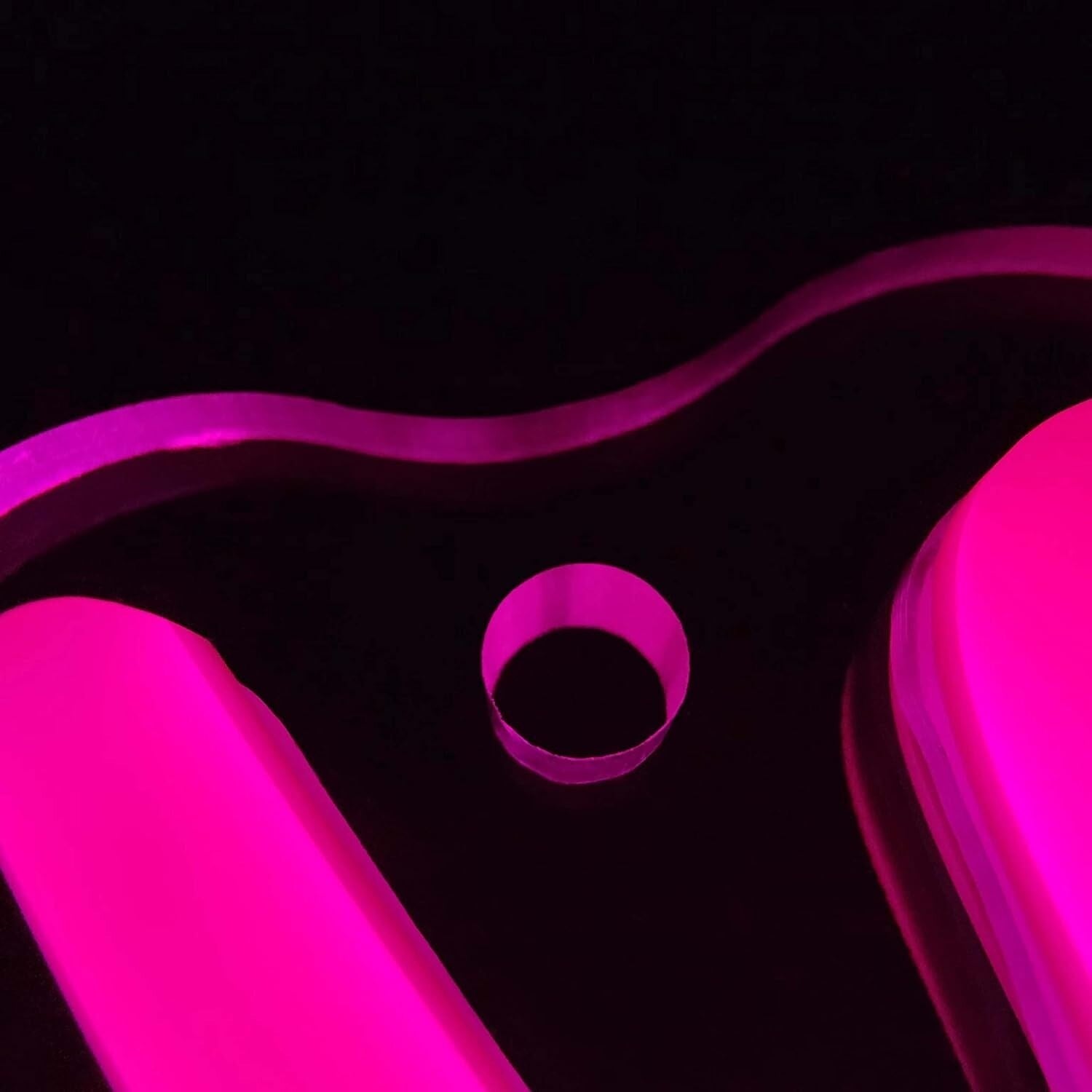 Deep Pink My Happy Place Neon Sign For Weddings Parties | Shineneon