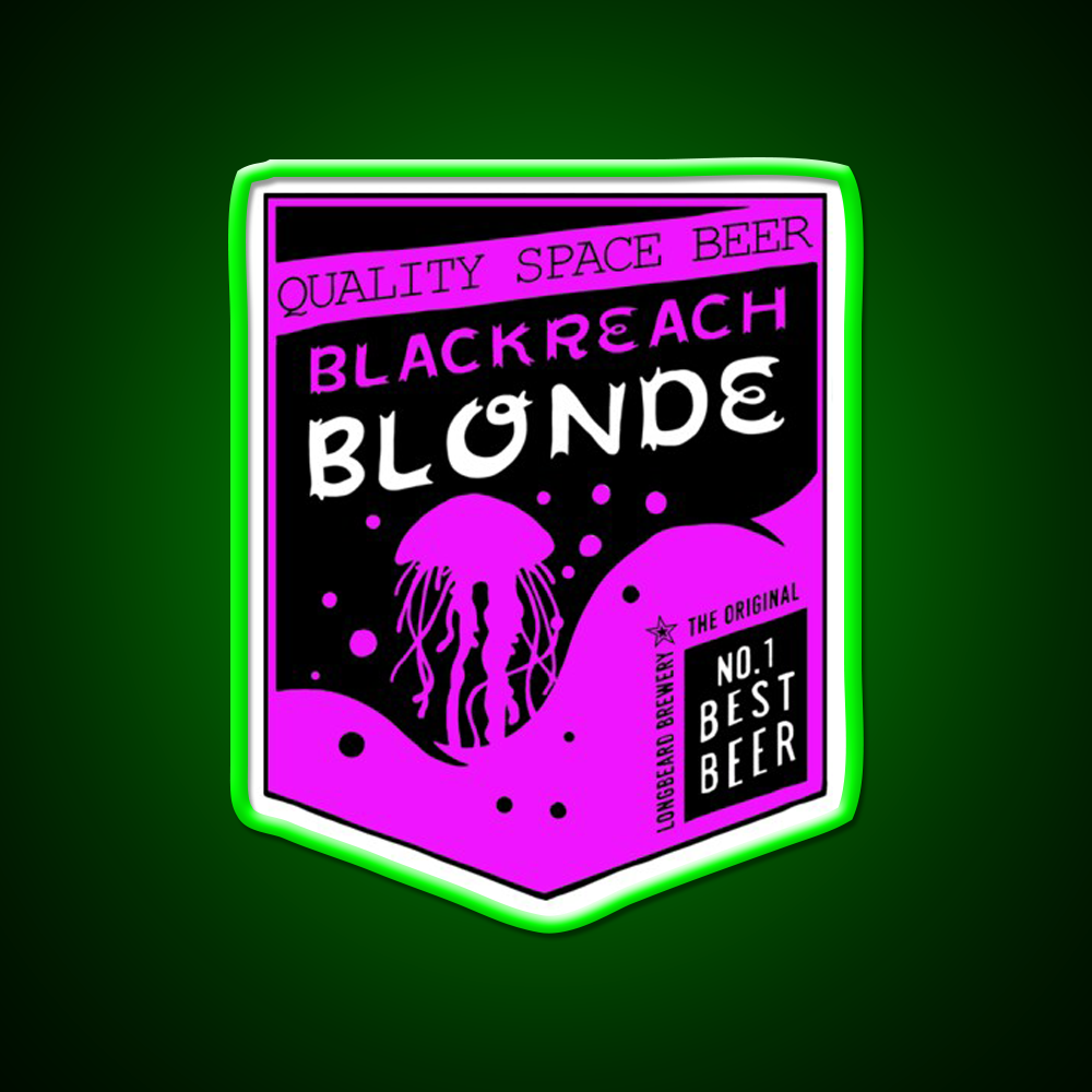 Deep Rock Galactic Blackreach Beer Logo Beer Bar Decor Led Neon Sign Rgb Color - LED neon sign view 8