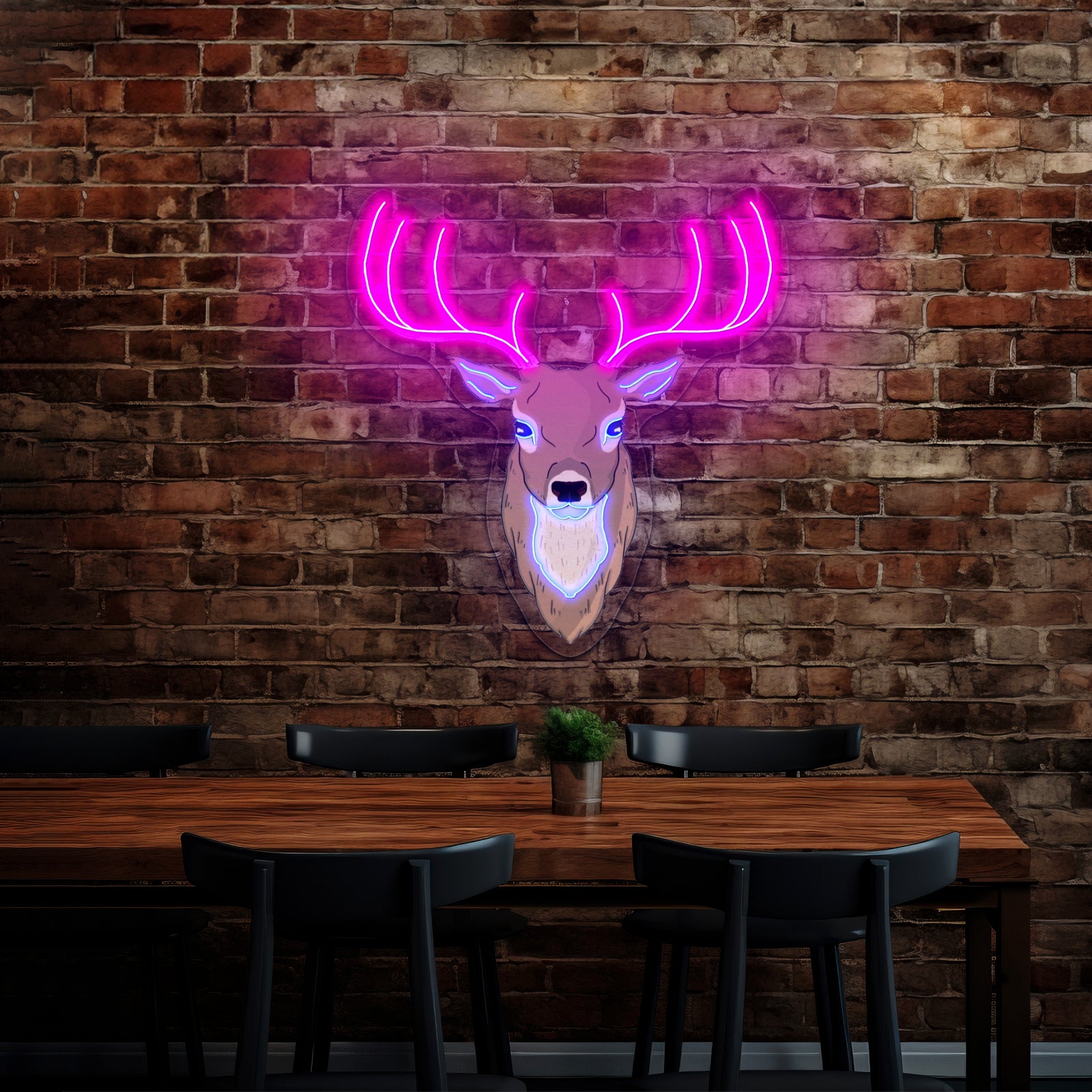 Deer Fall Neon Signs For Outdoor Neon Signs