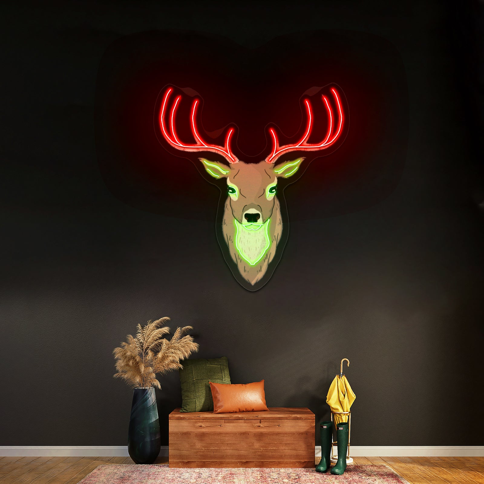 Deer Fall Neon Signs For Outdoor Neon Signs