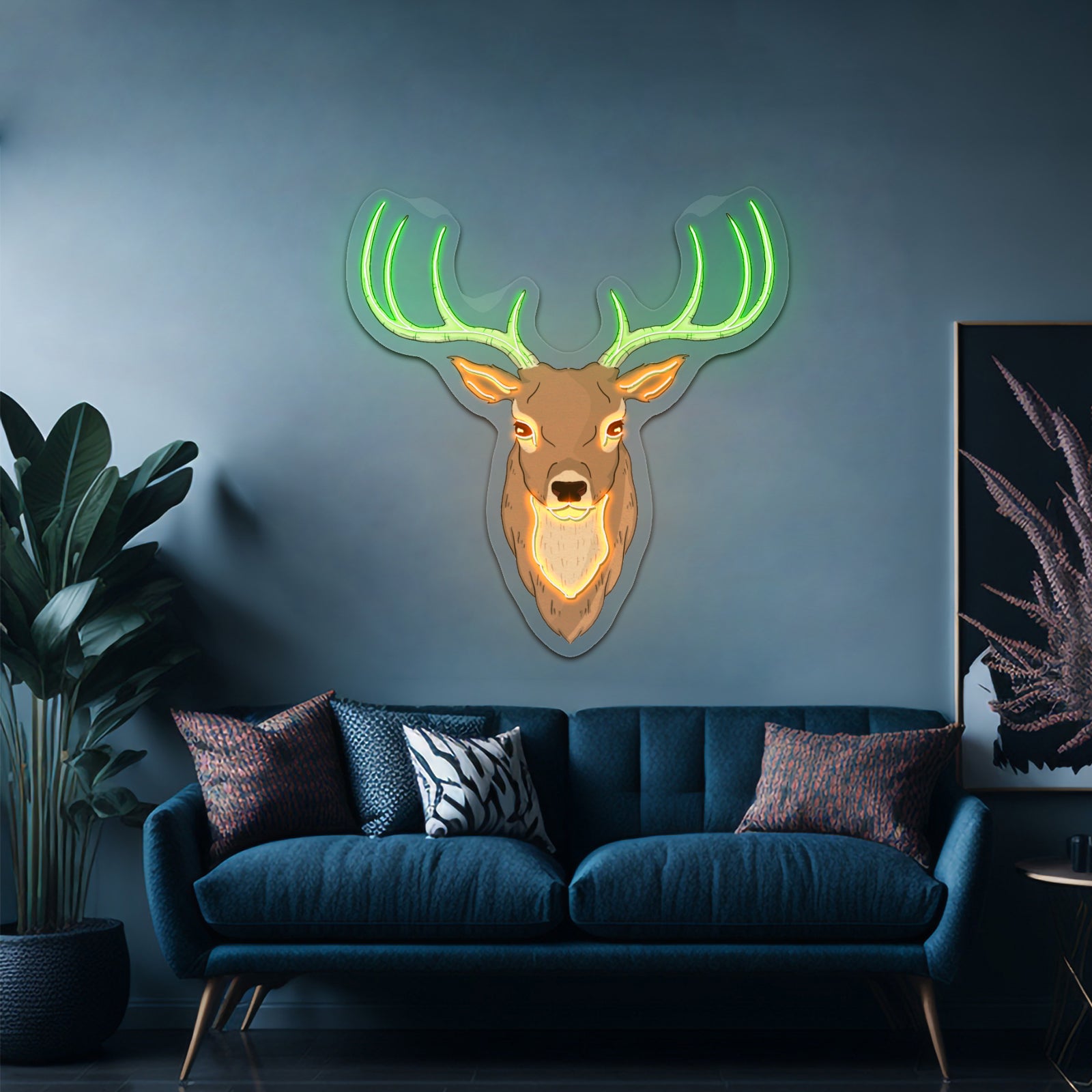 Deer Fall Neon Signs For Outdoor Neon Signs