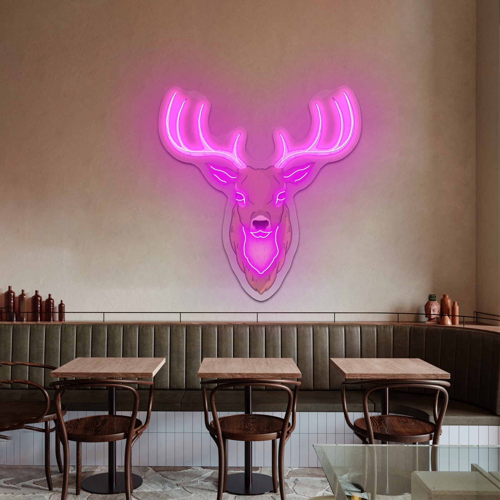 Deer Fall Neon Signs For Outdoor Neon Signs