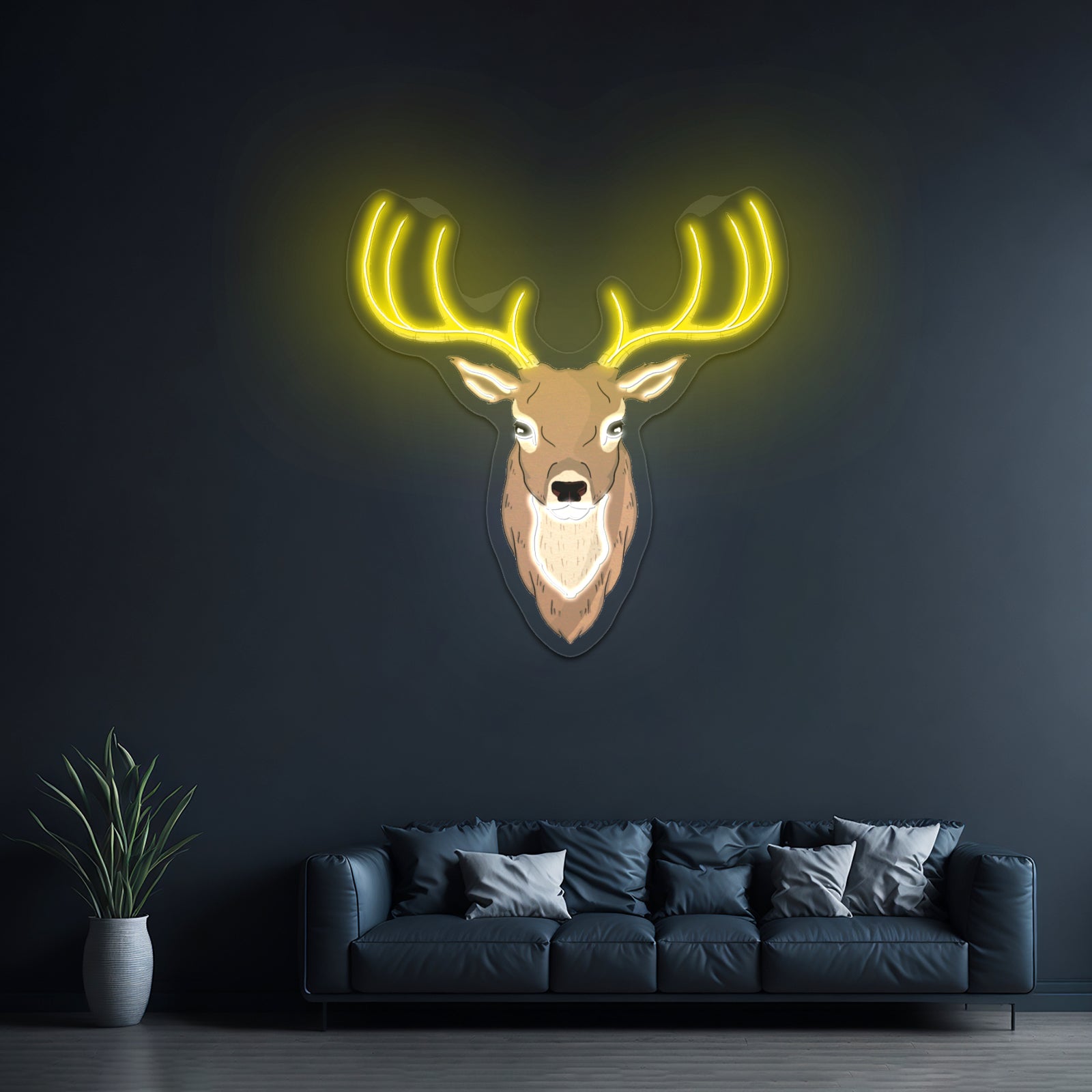 Deer Fall Neon Signs For Outdoor Neon Signs