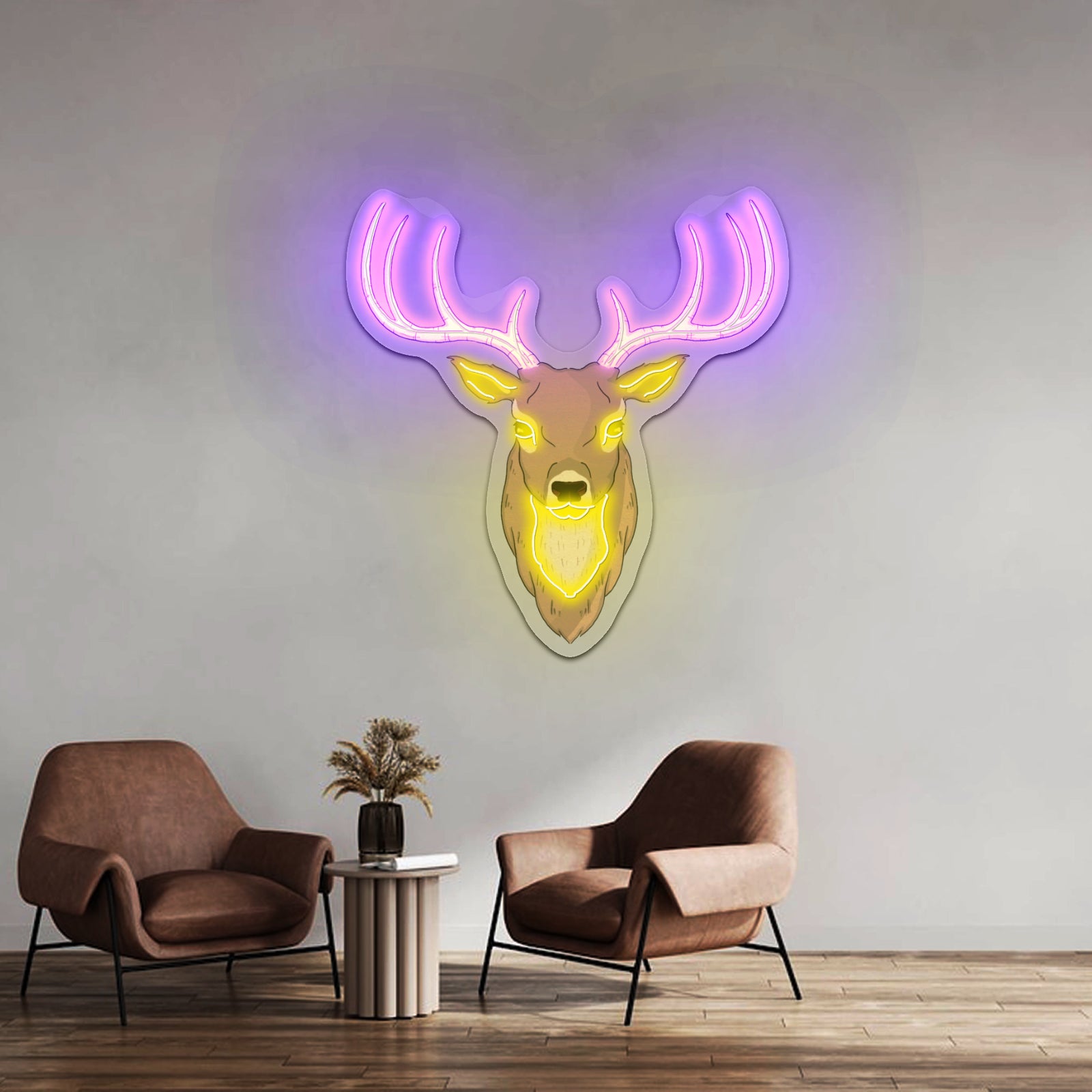 Deer Fall Neon Signs For Outdoor Neon Signs