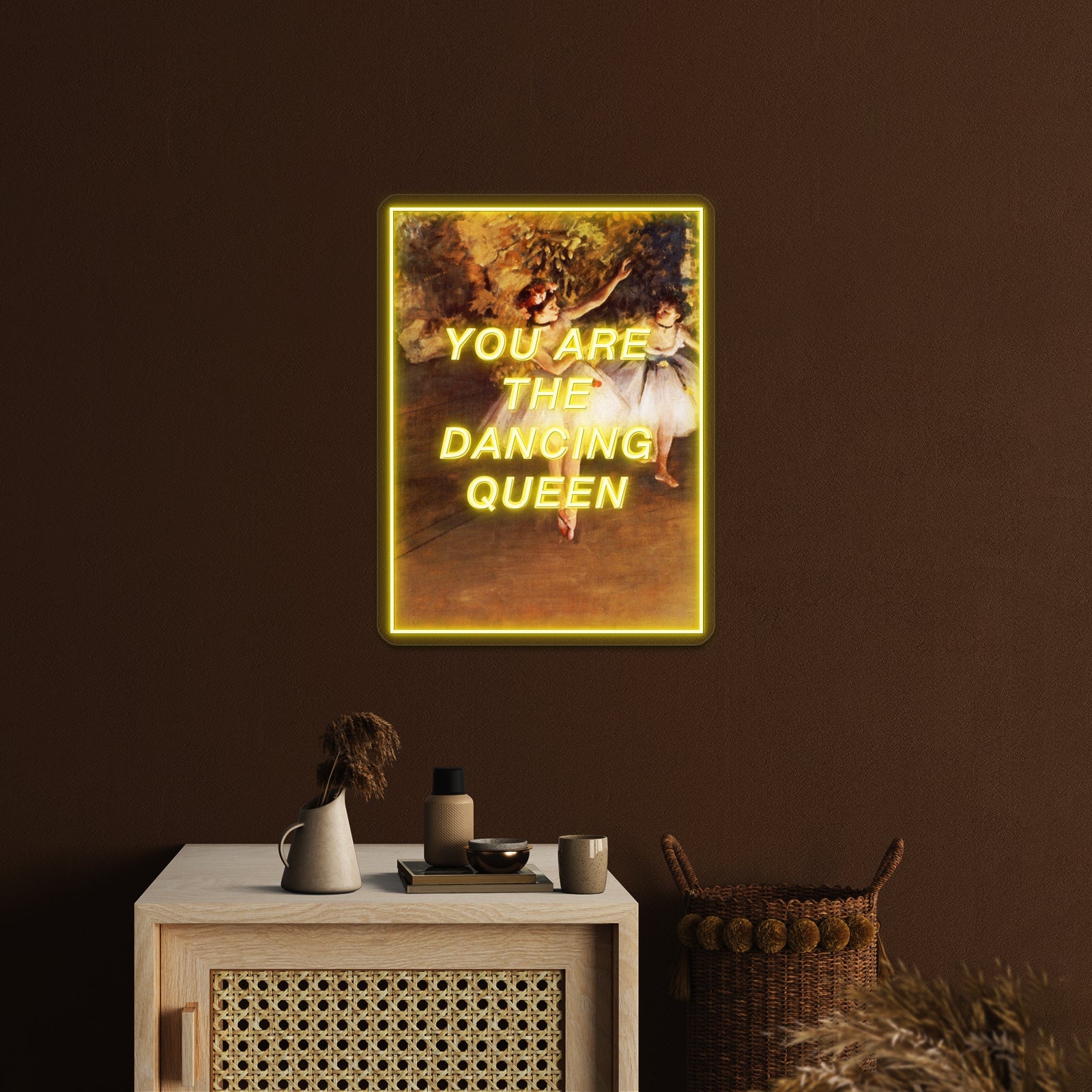 Degas Dancing Queen Artwork Affordable Custom Neon Signs - Shineneon