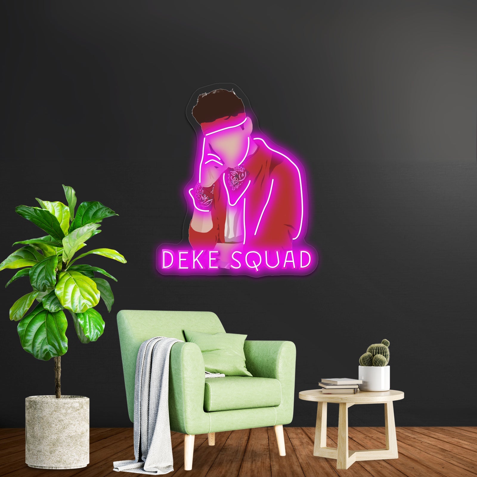 Deke Squad Pop Art Design Artwork Affordable Custom Neon Signs - Shineneon
