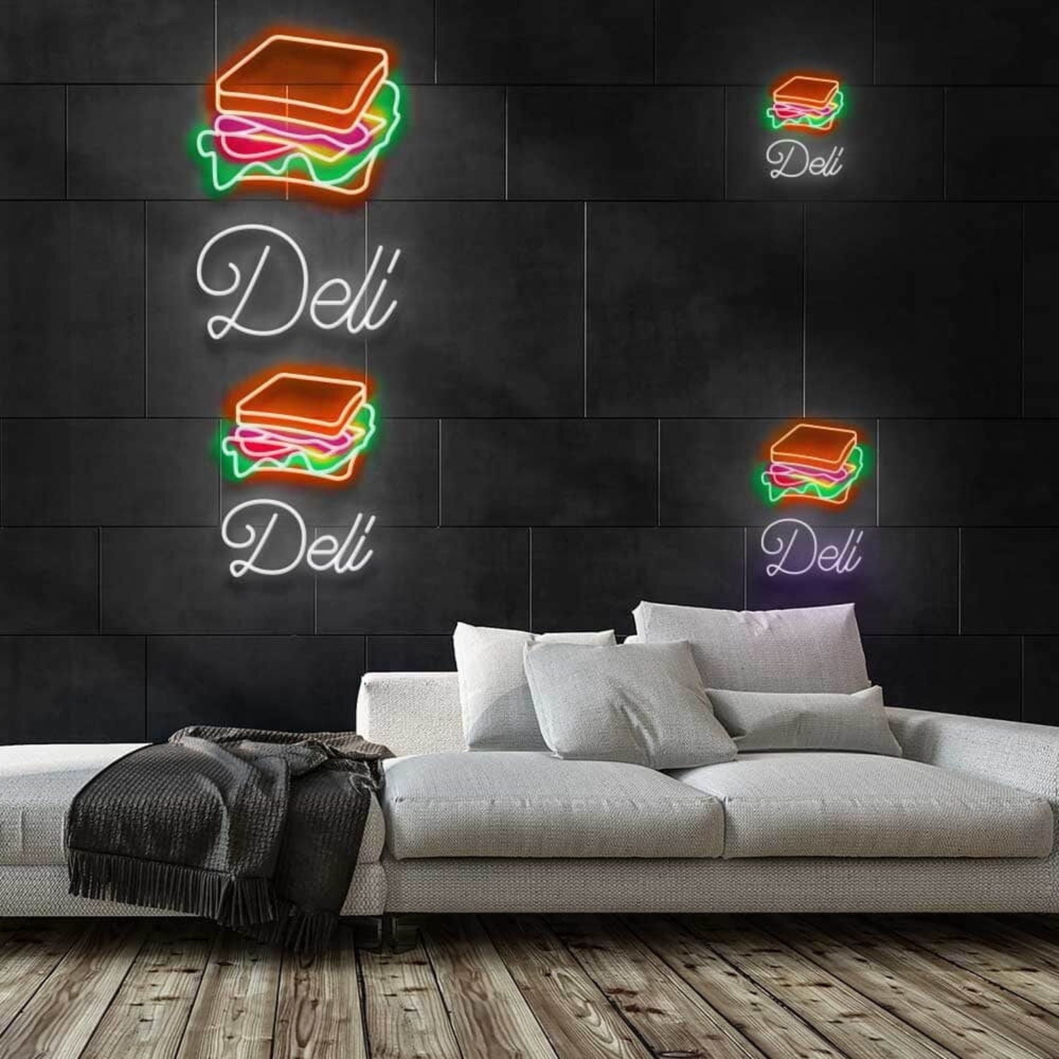 Deli Sandwich Led Neon Sign For Food Lovers And Cafes | Shineneon