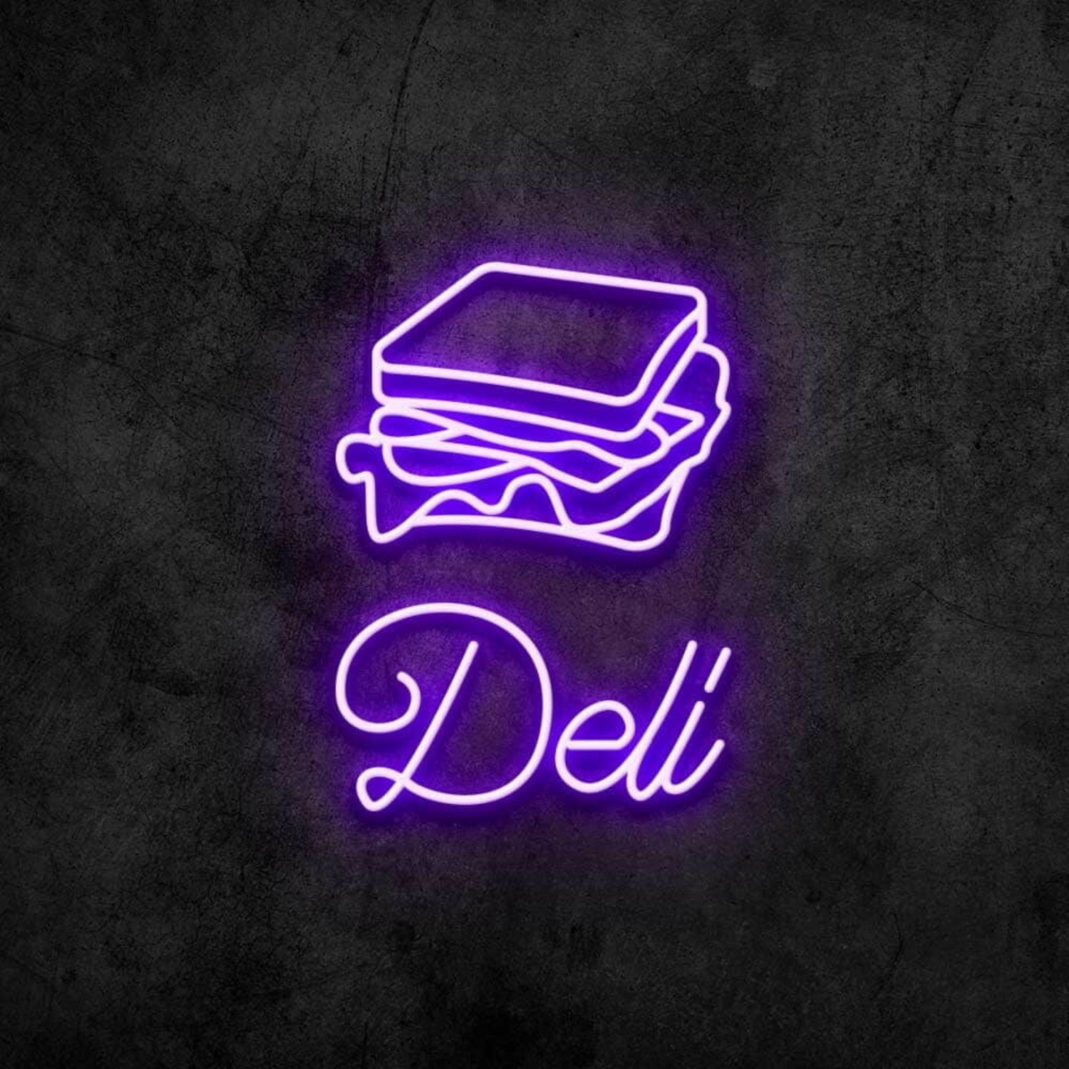 Deli Sandwich Led Neon Sign For Food Lovers And Cafes | Shineneon