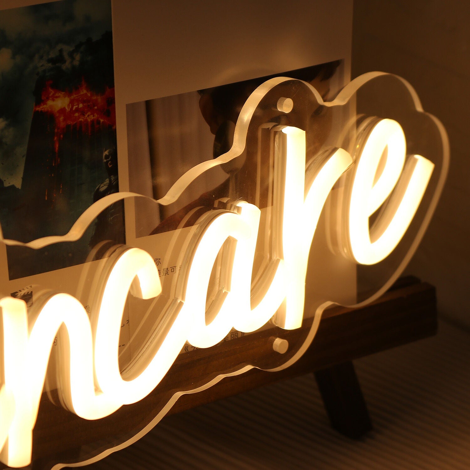 Delicate Skincare Yellow Led Neon Sign - Shineneon
