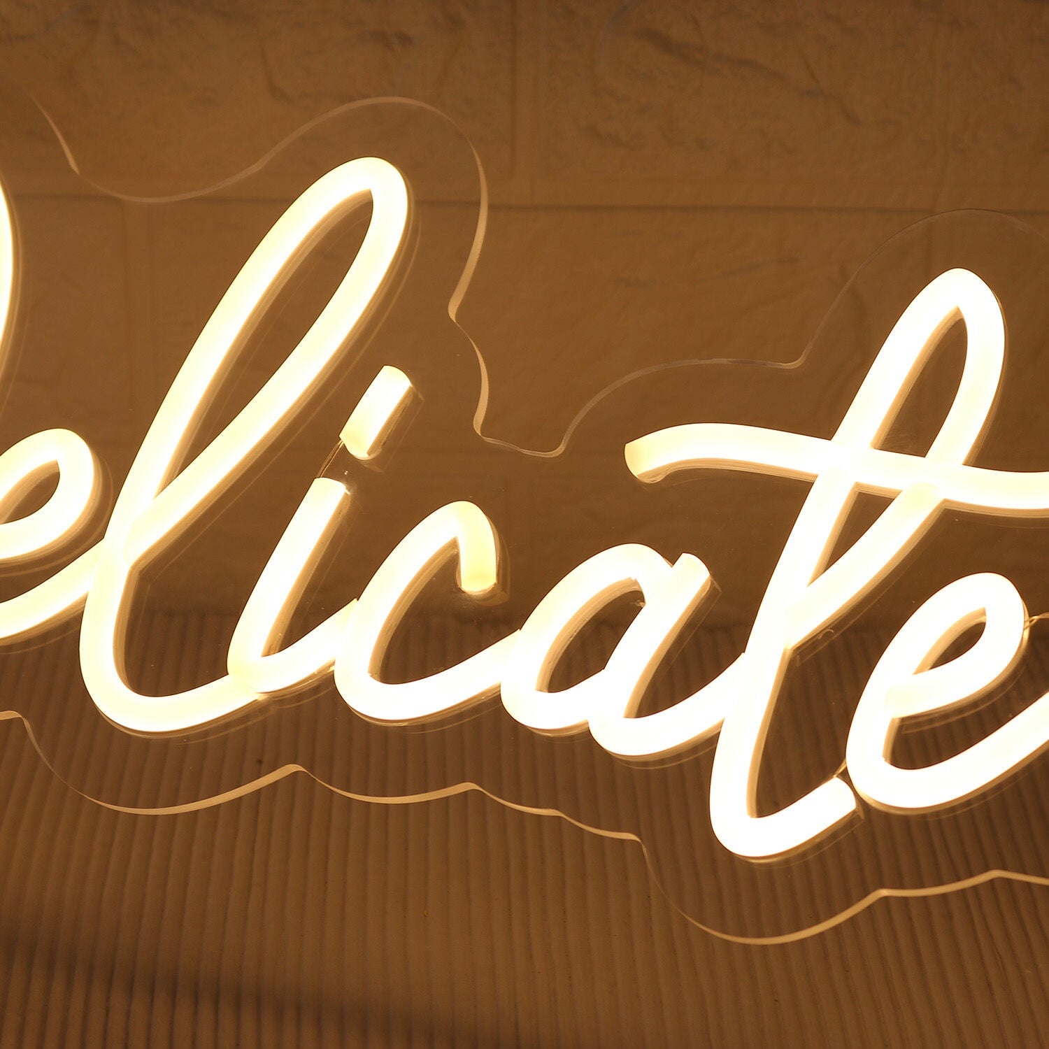 Delicate Skincare Yellow Led Neon Sign - Shineneon