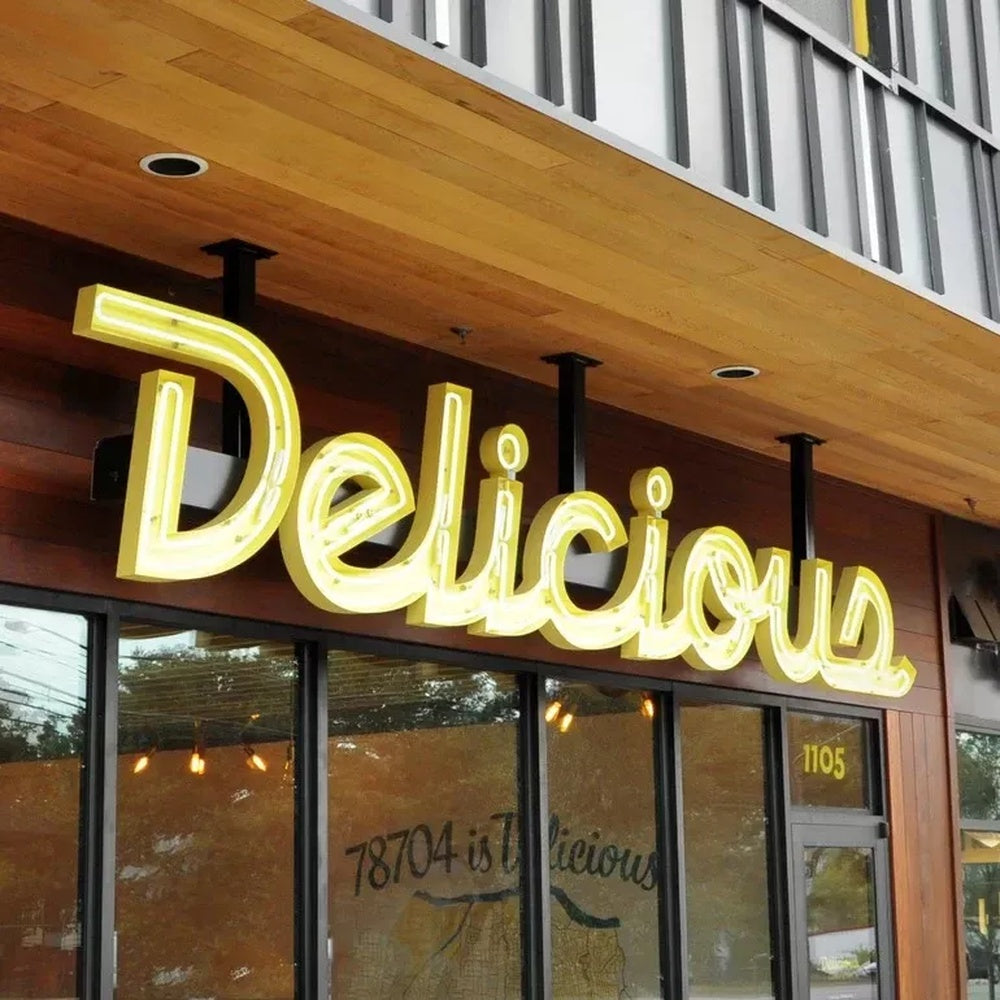 Delicious 3D Frontlit Channel Letters Led Light Sign