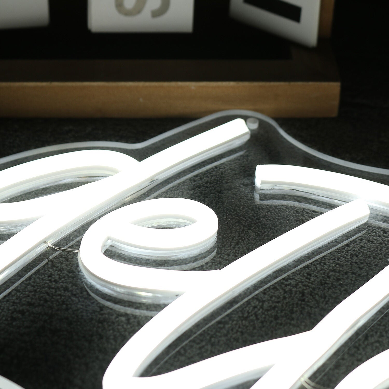 Delta Thc White Led Neon Sign - Shineneon
