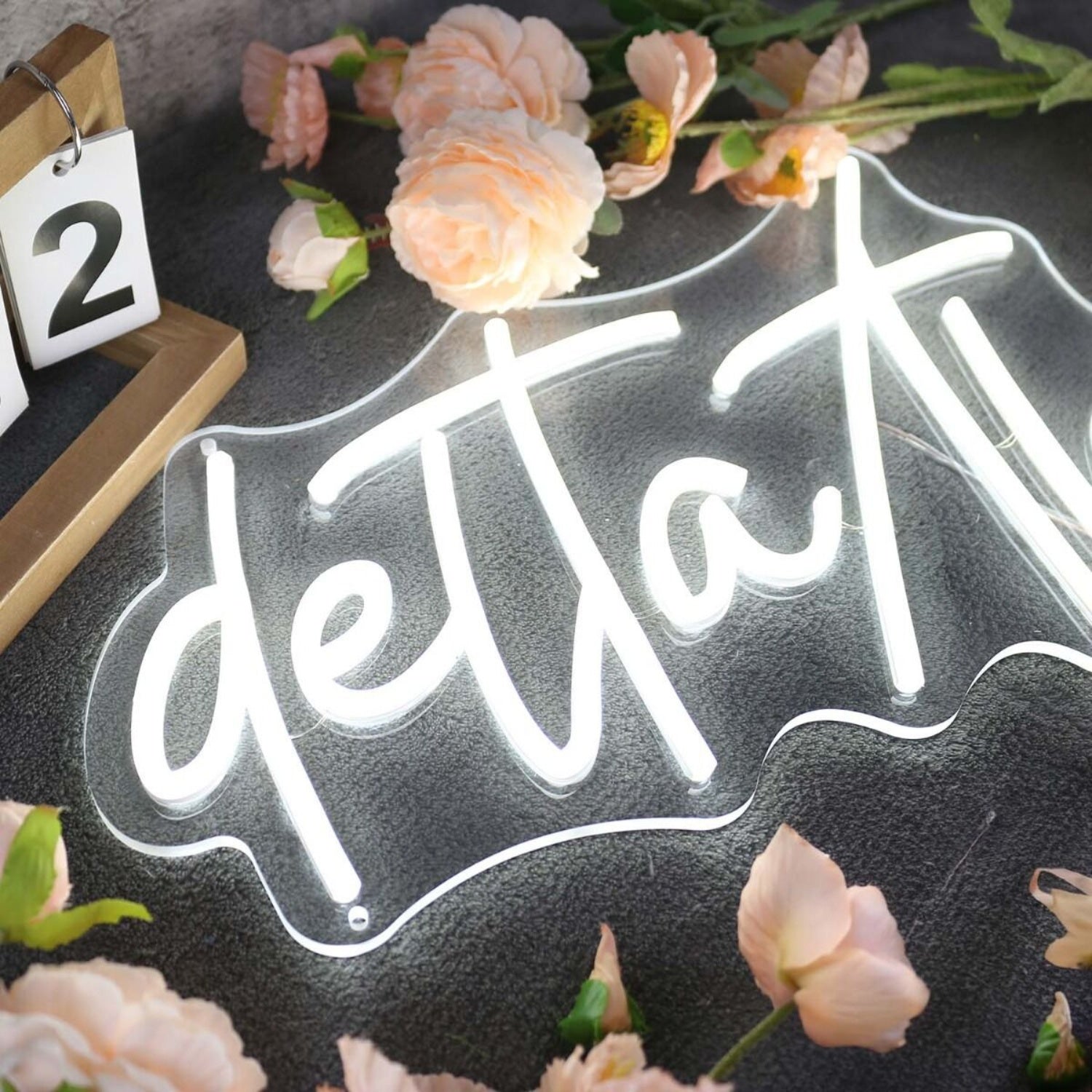 Delta Thc White Led Neon Sign - Shineneon