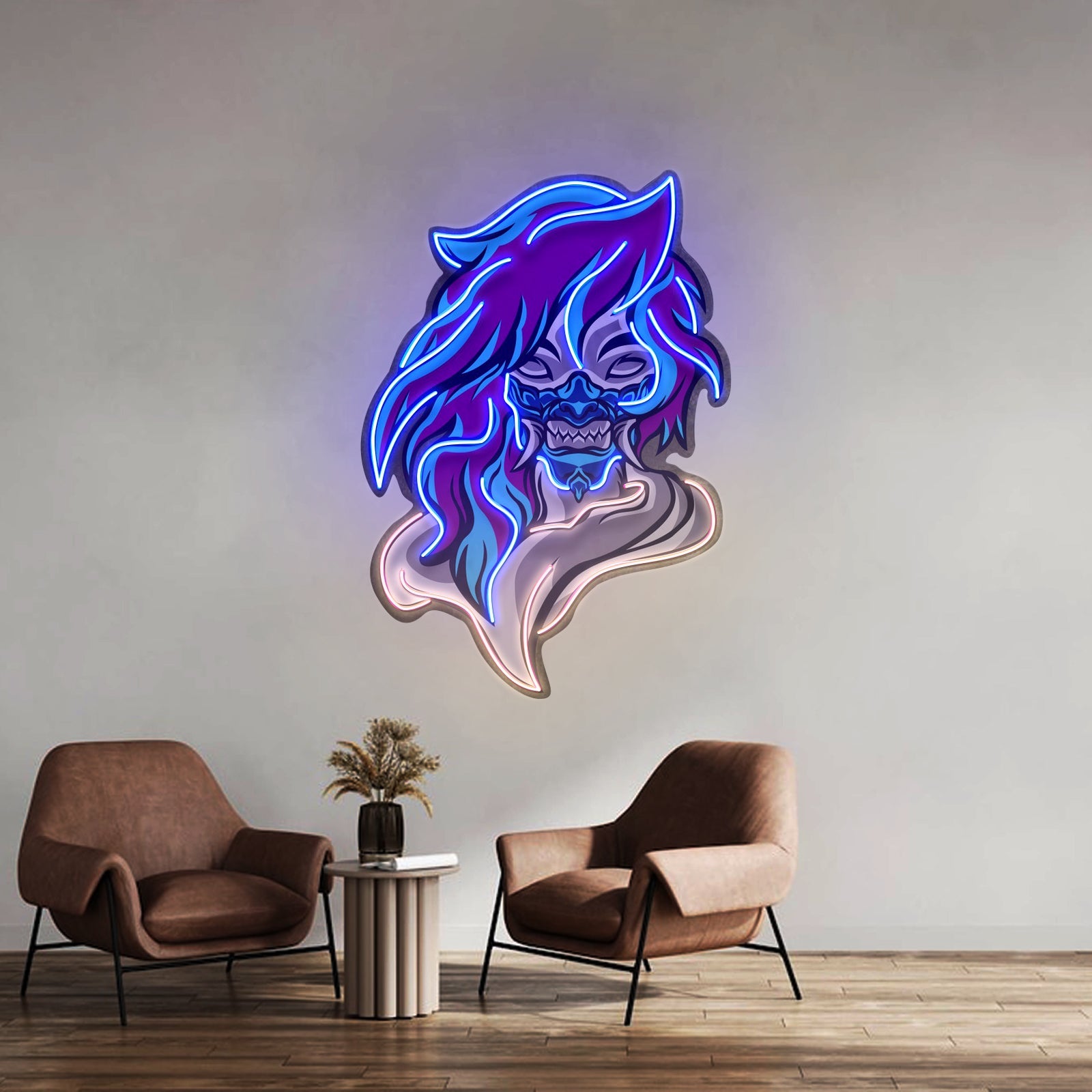 Demon Mascot Led Neon Sign Light Custom Led Signs - Shineneon