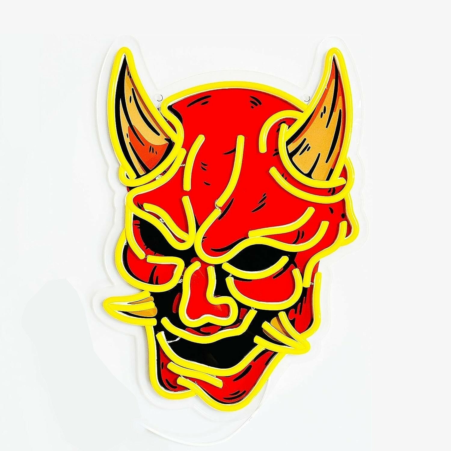 Demon Mask Led Neon Sign Light Pop Art | Shineneon
