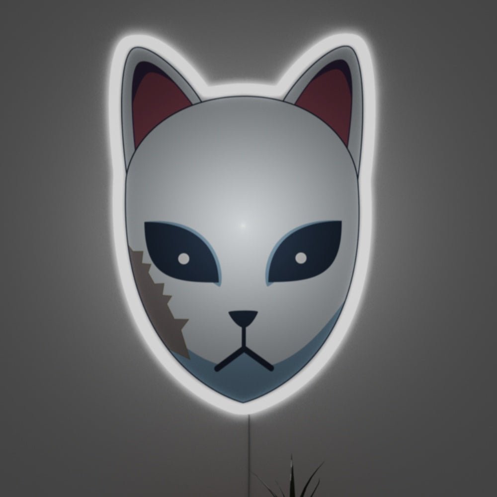 Demon Slayer Sabito Mask Neon Sign - Shineneon