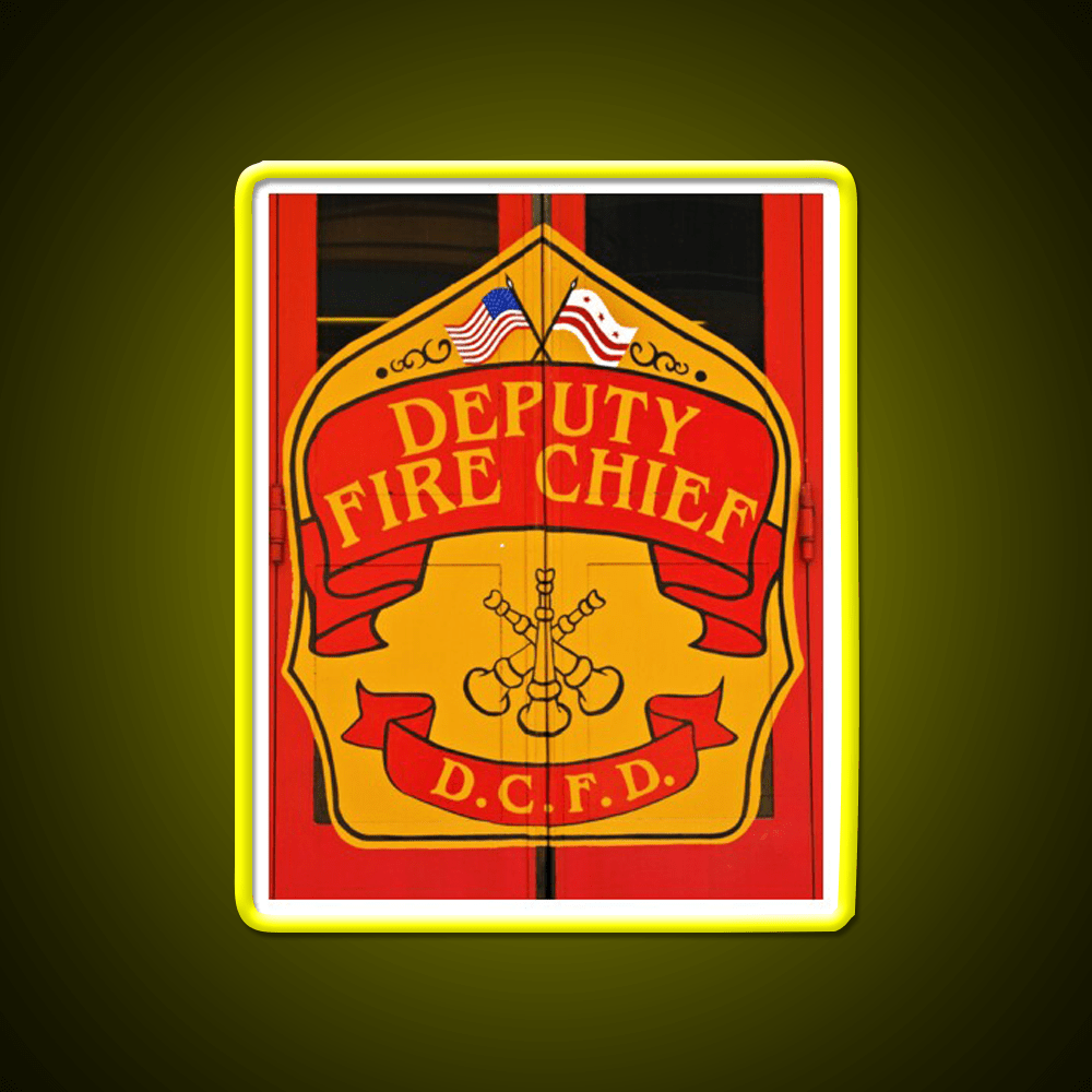 Deputy Fire Chief Asian Cultural Led Neon Sign Rgb Color - Shineneon