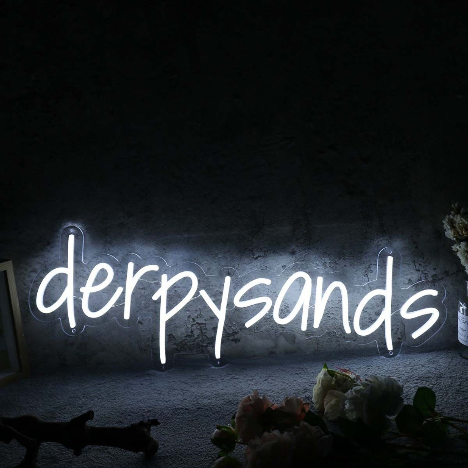 Derpy Sands White Led Neon Sign - Shineneon