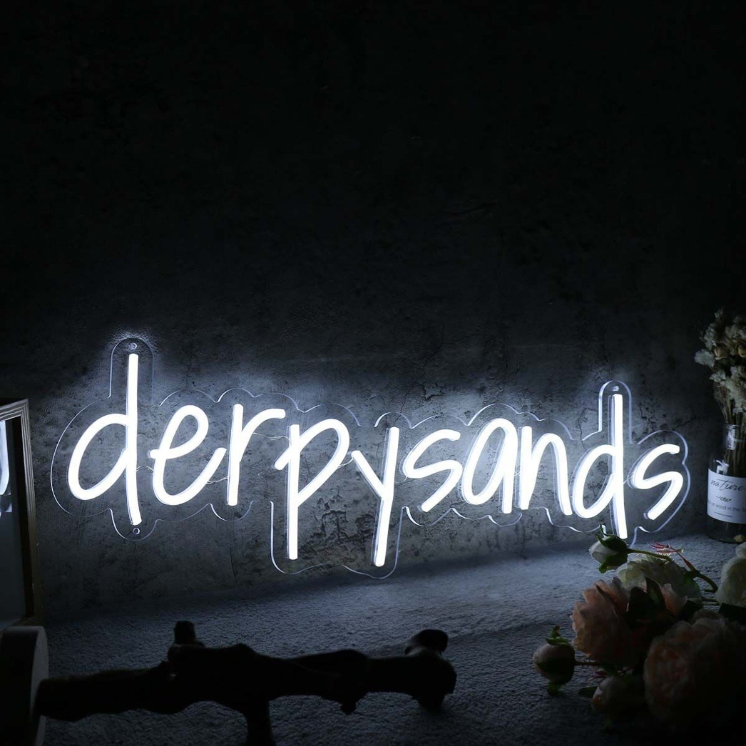 Derpy Sands White Led Neon Sign - Shineneon