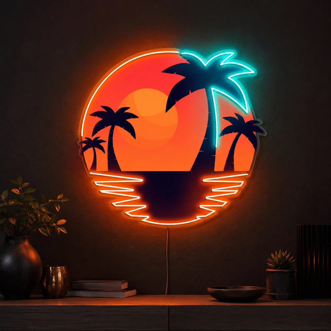 Desert Sunset Neon Sign LED Neon Sign high-converting product image