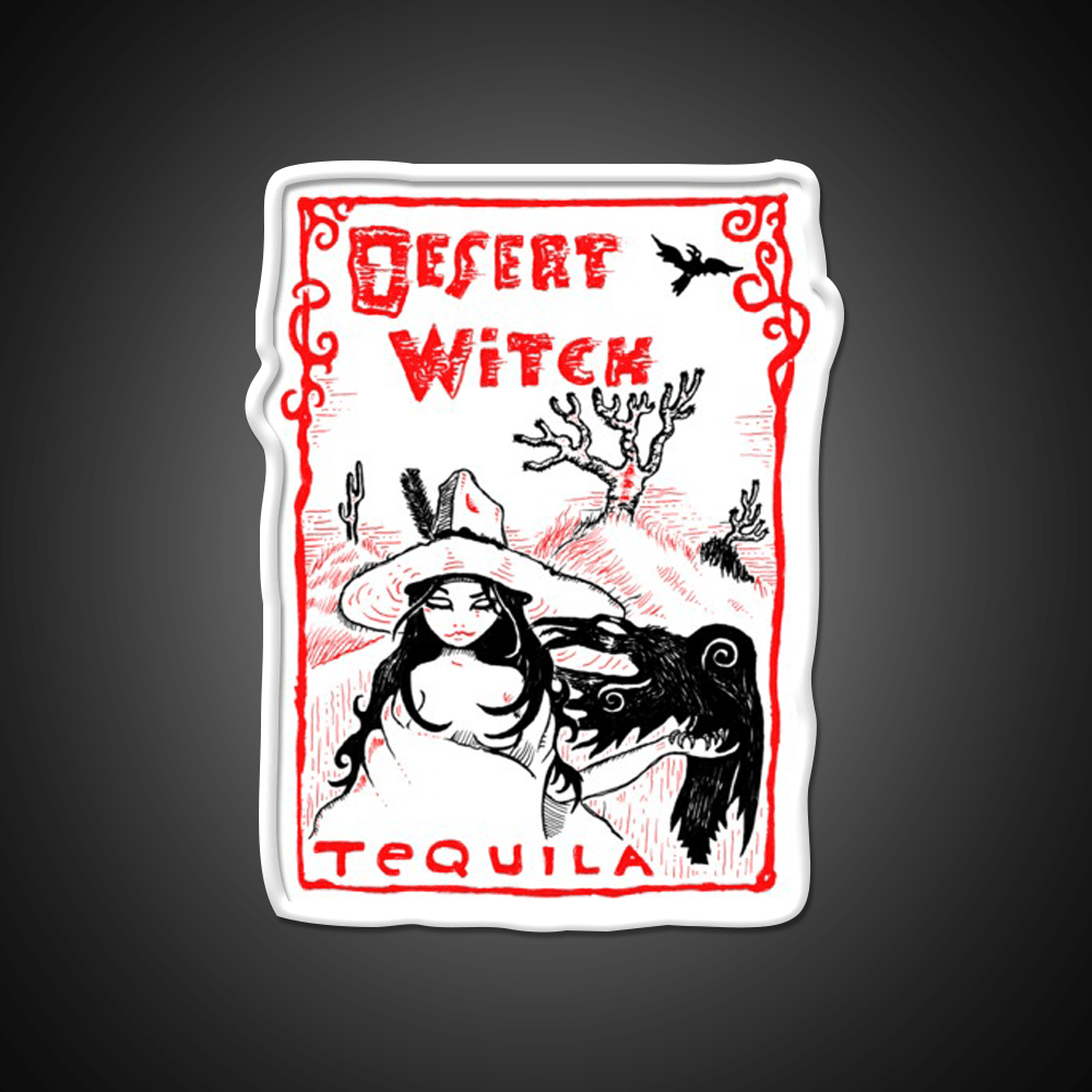 Desert Witch Tequila Party Drink Tequila Led Neon Sign Rgb Color - Shineneon