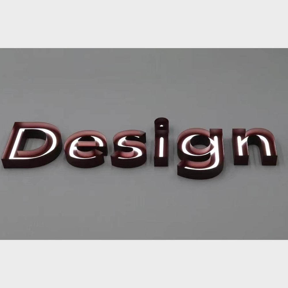 Design 3D Frontlit Channel Letters Led Light Sign