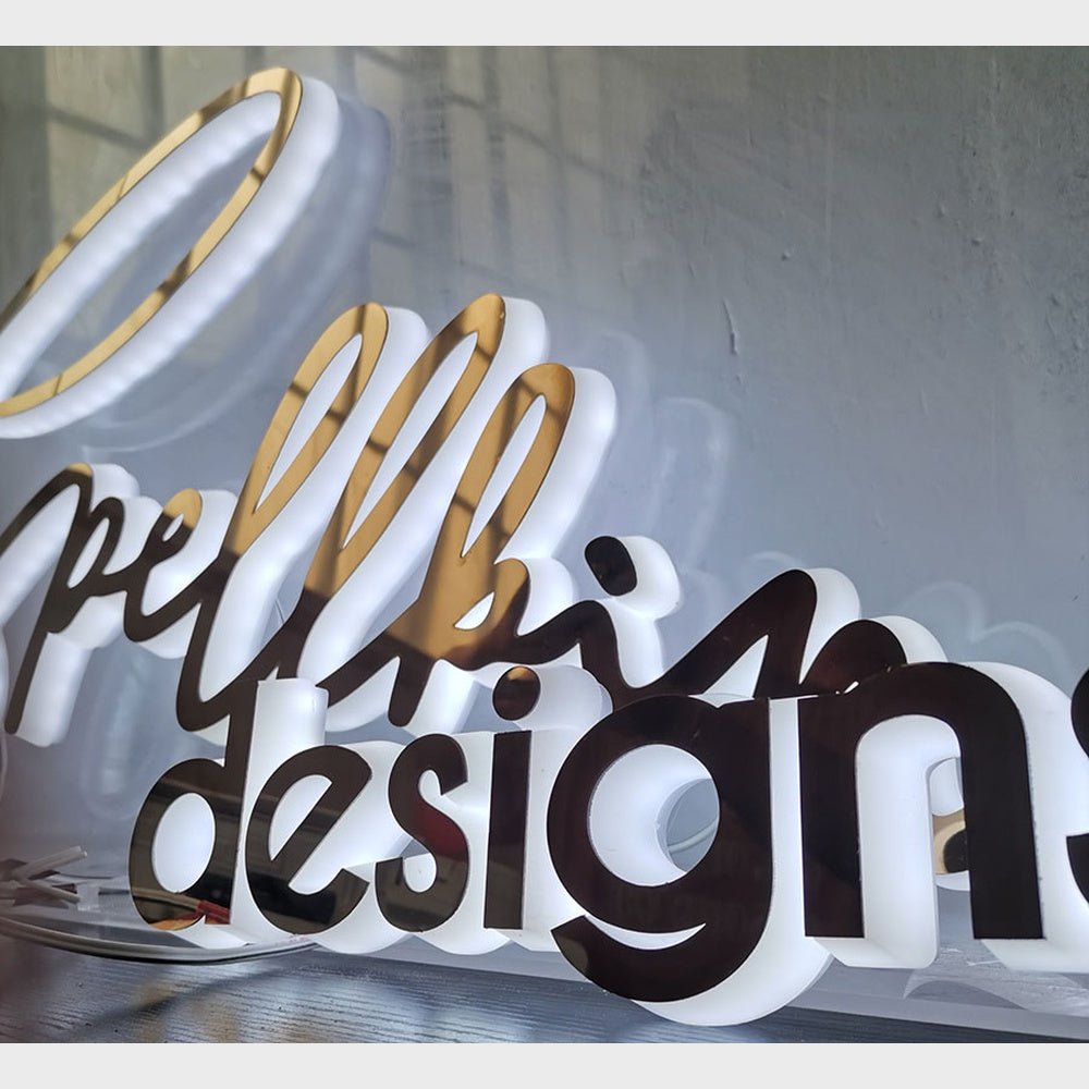 Design1 3D Backlit Channel Letters Led Light Sign - Shineneon