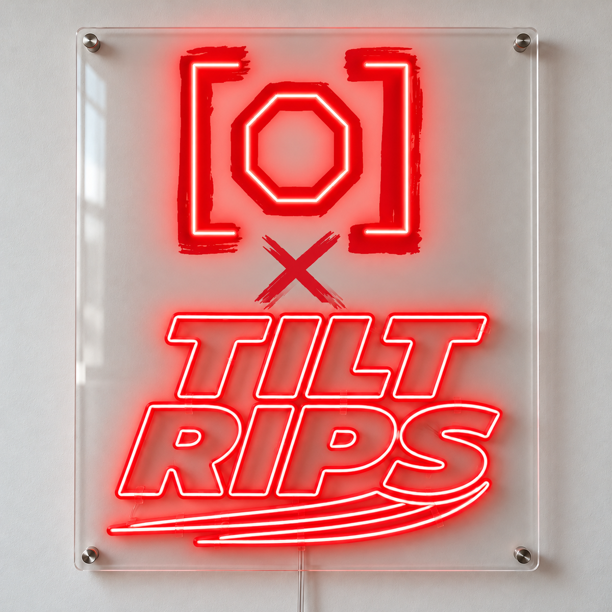 TILT RIPS Custom LED Neon Sign