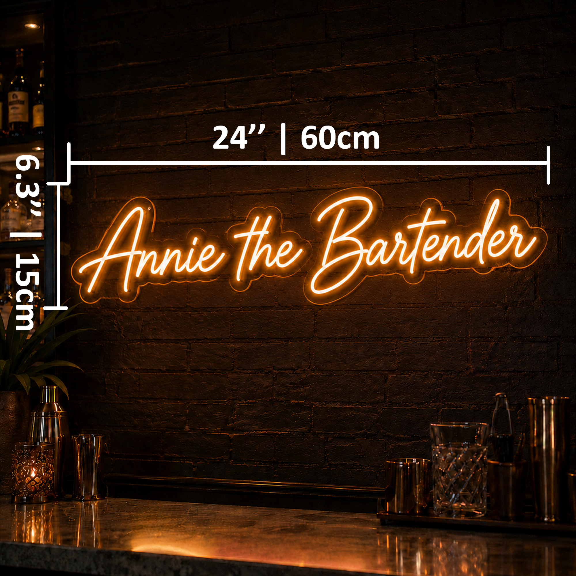 Annie the Bartender Custom LED Neon Sign