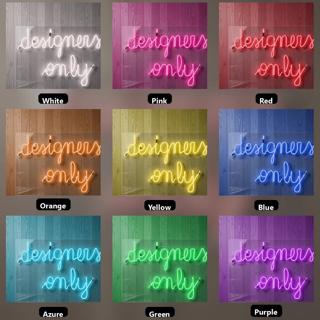Designers Only LED Neon Sign - Shineneon