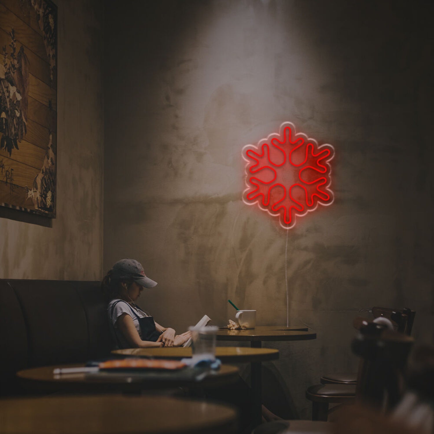 Detailed Snowflate Led Neon Sign | Shineneon