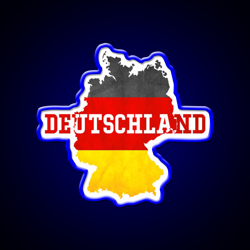 Deutschland Country With Germany Flag Beer Bar Decor Led Neon Sign Rgb Color - LED neon sign view 5